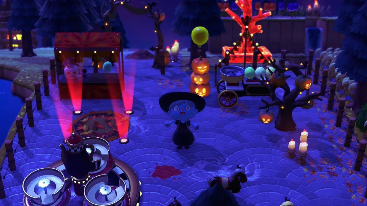 LittlePissenlit's tweet photo. Mon île Halloween et terminé nous l’avons fais en un peu plus d’un mois en live #Twitch n’hésitez pas à allez la visitez en prendre des clichés, et à m’identifier si c’est le cas 🎃 j’espère qu’elle vous plairas ! Bonne visite #ACNH #AnimalCrossingNewHorizons https://t.co/Nc9jBemfF7