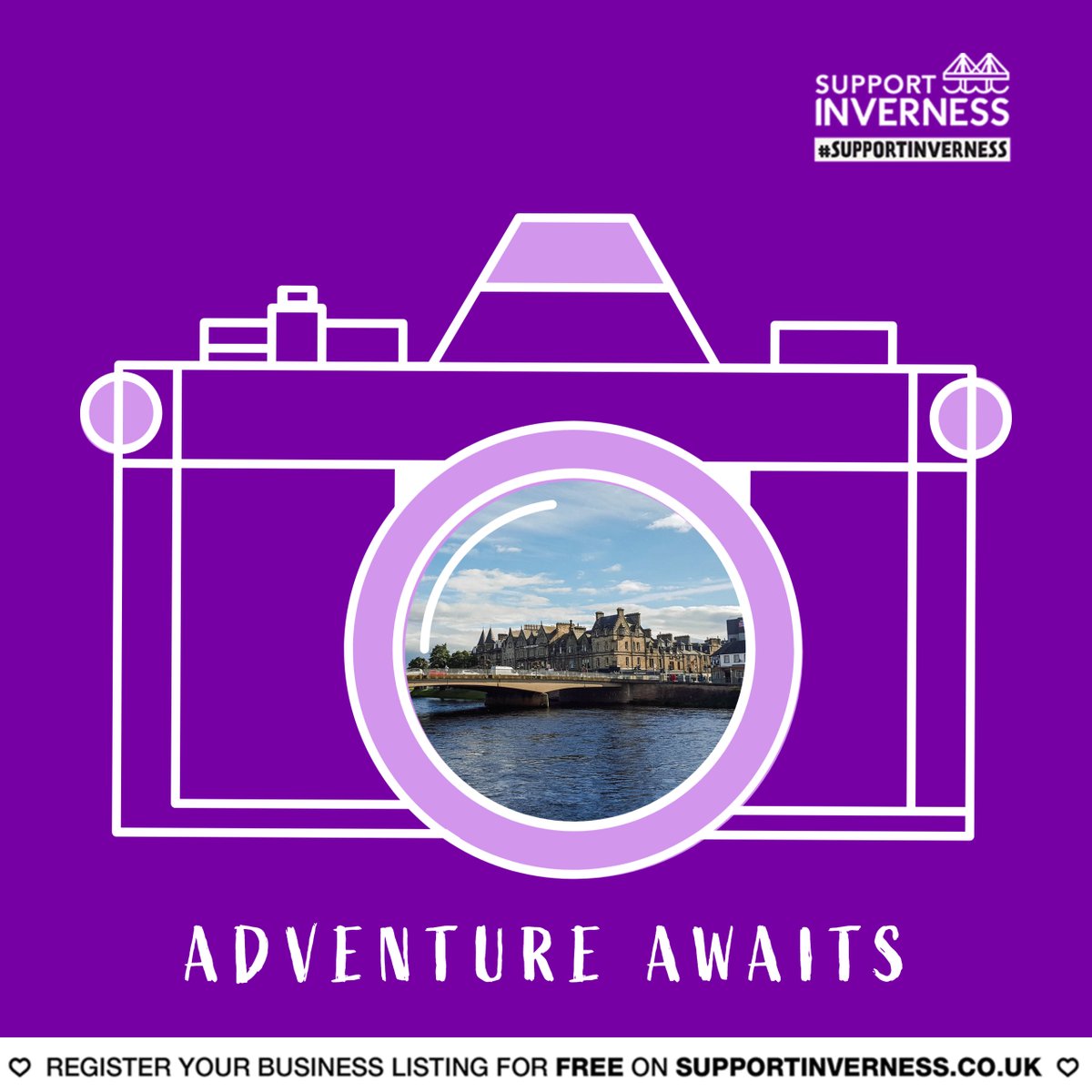 SupportInvernss's tweet photo. @SupportInvernss aims to highlight the amazing businesses and services that can only be found in the #Highlands. So, if you run or work for a local business then sign up today for free!💜
https://t.co/IuBPz4qtVt
#SupportInverness #ShowTheLove #GetInvolved #SupportSmall #Inverness https://t.co/zfcXy5XXKv