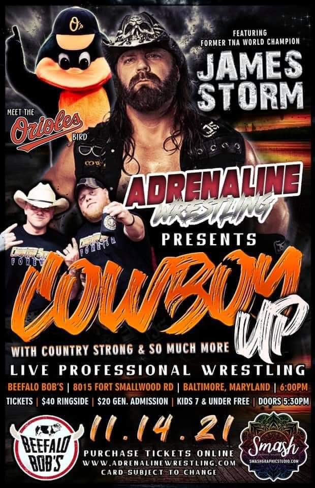 FangWorldEnt's tweet photo. #ACW is back again Nov 14th in Pasadena md "The Vampking" #Kindredkymari will be there what's will he do as he returns to #ACW 🦇 (Adrenaline championship wrestling)  also former #TNA star James storm in action !  🦇🦇👑 #fangworldent @FangTVvideo https://t.co/hKJ2pcVTNE