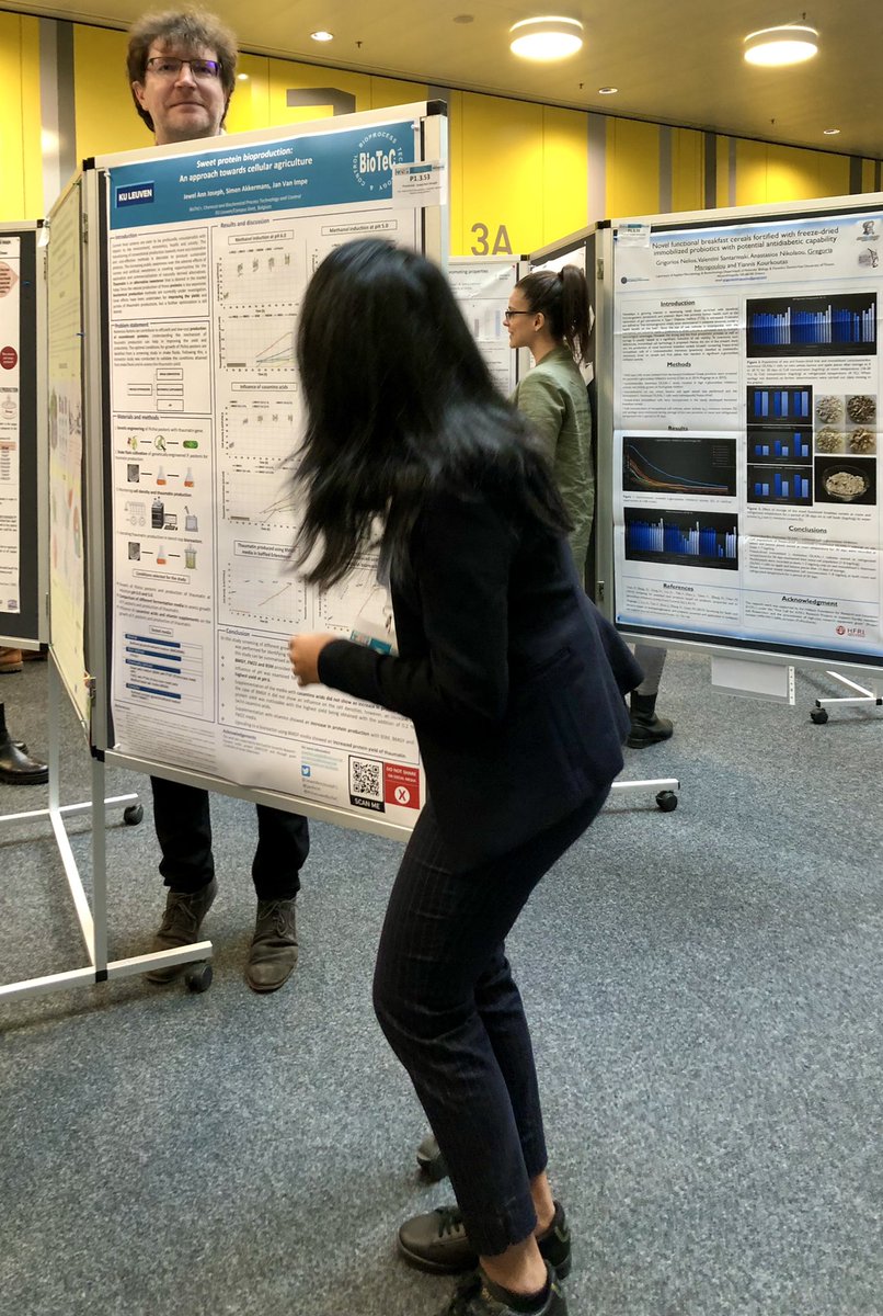 KULeuvenBioTeC+ (@kuleuvenbiotec) on Twitter photo 👉 The moment you realize that your #PhD mentor <a href="/janfmVI/">Jan FM Van Impe</a> is checking on you(r poster) at #EFFoST2021 🤣
“Sweet protein #bioproduction:
An approach towards cellular agriculture”
#thaumatin #Pichiapastoris
#bioreactors #sustainable
<a href="/EFFoST/">EFFoST</a> <a href="/IUFoST/">IUFoST</a> <a href="/JewelAnnJoseph1/">Jewel Ann Joseph</a> 👉 The moment you realize that your #PhD mentor <a href="/janfmVI/">Jan FM Van Impe</a> is checking on you(r poster) at #EFFoST2021 🤣
“Sweet protein #bioproduction:
An approach towards cellular agriculture”
#thaumatin #Pichiapastoris
#bioreactors #sustainable
<a href="/EFFoST/">EFFoST</a> <a href="/IUFoST/">IUFoST</a> <a href="/JewelAnnJoseph1/">Jewel Ann Joseph</a>