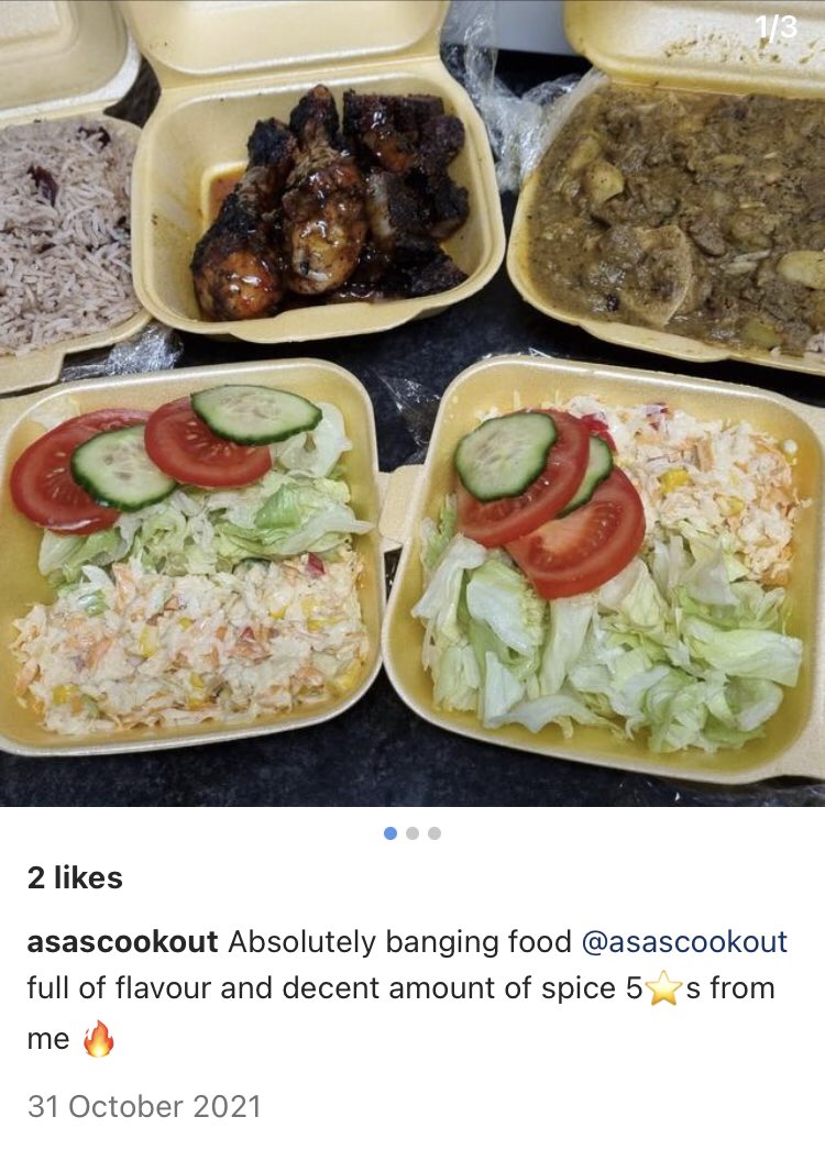 asascookout's tweet photo. 5⭐️ feedback on Facebook https://t.co/smNPVhgzGn