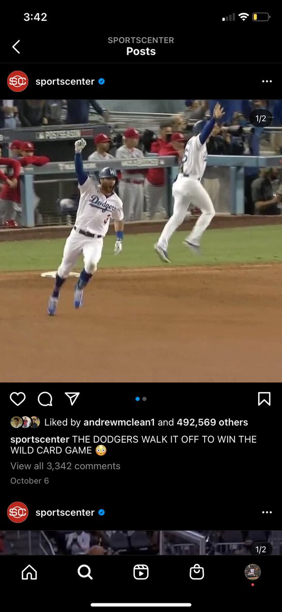 domcacchione's tweet photo. Hey @SportsCenter I know y’all must be really busy and all but y’all have posted on your Instagram twice since the MLB playoffs started. What’s up with the bias? There’s a World Series going on. Where’s my “World Wide Leader in Sports” ? https://t.co/sqEx1lp3YG