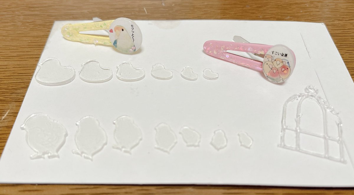 新作☆レジンヘアゴム　一期一会 レジンライフ