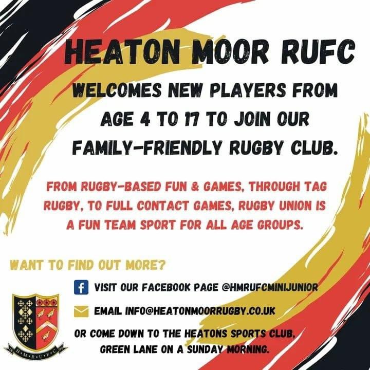 HMRUFC_OFFICIAL's tweet photo. We’re not just a Senior Rugby club, why don’t you check out @MoorRugby for info about our Mini’s and Juniors! https://t.co/6wMz8qGYma