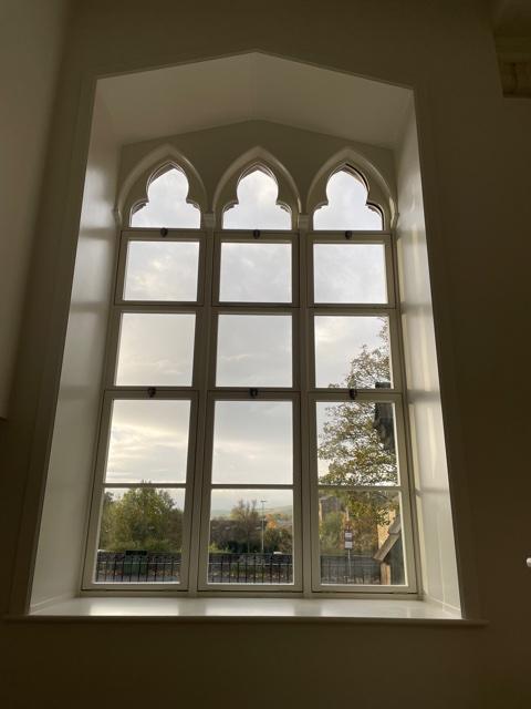 Working on a Grade 2 Listed building full of quirks and character for @skiptonproperties.   The idiosyncrasies, time constraints and lead time for supplies has been.....challenging....but look at the results!    St Stephens, in the heart of Skipton, will make fine homes.