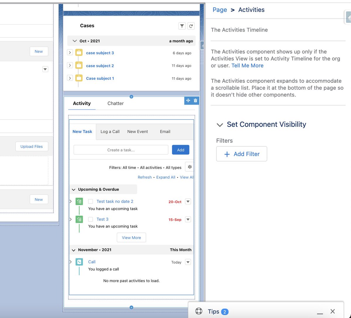 farahsherifgh's tweet photo. Are we able to customize the standard activity component?
I mean what if I want to remove the "Log a call" tab?
#asksalesforce https://t.co/uueb59sXCk