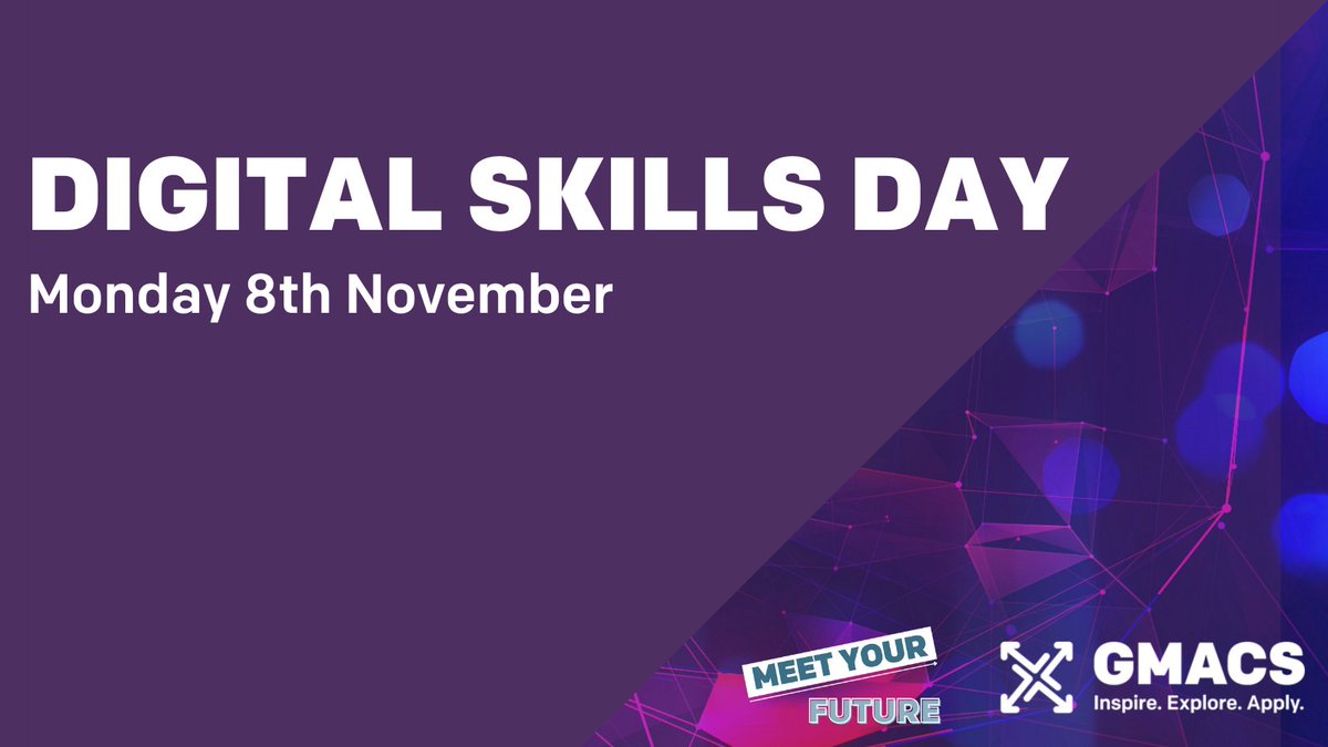 YourGMACS's tweet image. 💻 Join us on Monday for our Digital Skills Day as part of Meet Your Future!
✅ Explore a wide varieties of roles in the digital sector
✅ Understand how digital skills/jobs exist in all sectors
#MYF #GMACS
Take a look at our sessions and register (1/4)👇
