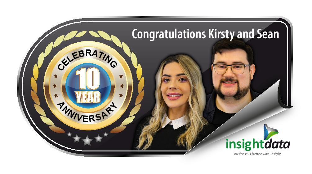 InsightDataLTD's tweet photo. Congratulations to our very own Kirsty and Sean who celebrate their 10th year working here at Insight Data this week!
Read more about their fantastic achievement and how they have progressed since day one:
🔗10 YEAR CELEBRATION MILESTONE | Insight Data https://t.co/ltLiOIhkDQ https://t.co/AIl9ID8uGV