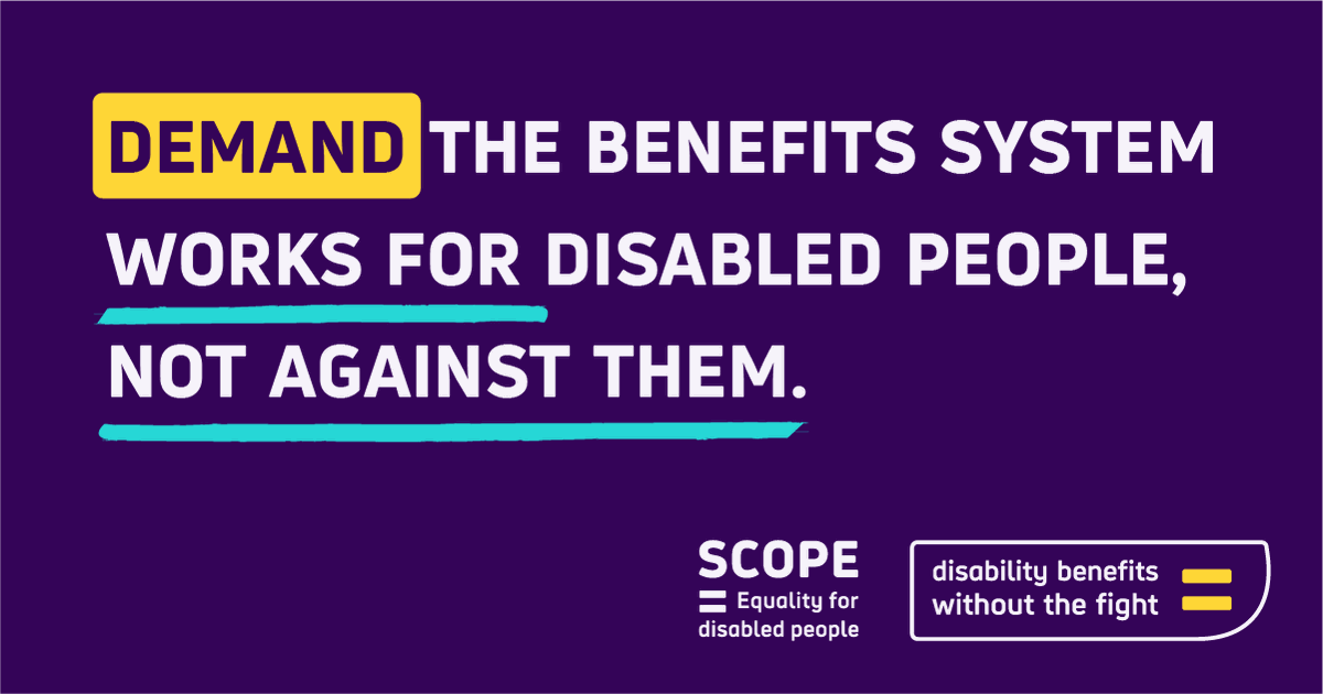 FNDHopeUK's tweet photo. We have joined @scope for their new Campaign called “Disability benefits without the fight” to make sure the benefits system works for disabled people, not against them.

Join the call for disability benefits #WithoutTheFight https://t.co/CqQLt1gm8z  

#FND https://t.co/Gr5ooU8c1r