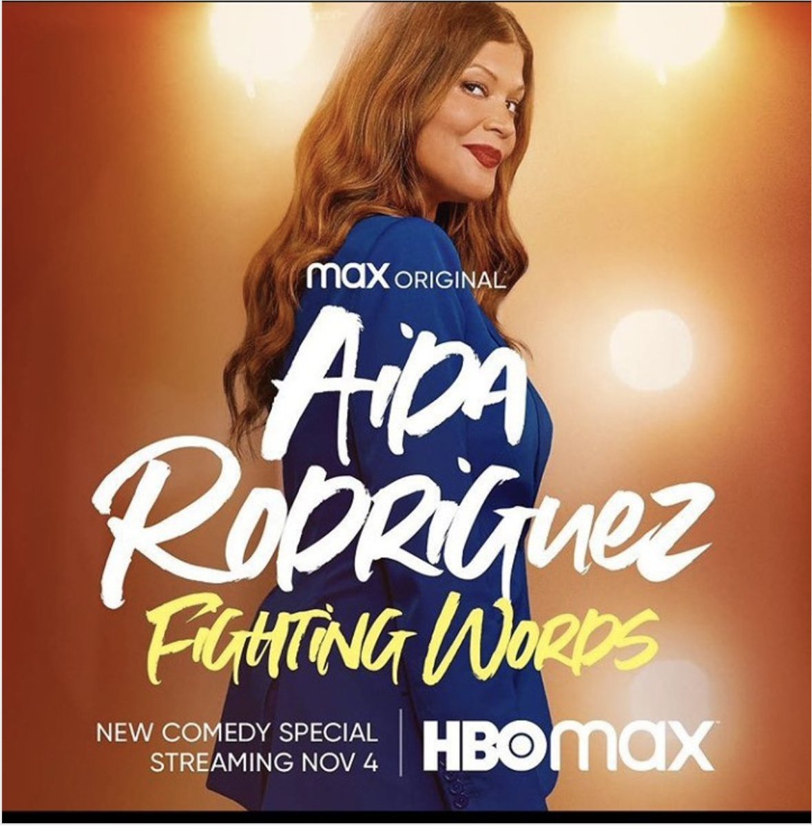 ProspanicaNY's tweet photo. Check out our 2021 Brillante Awards Keynote Speaker Aida Rodriguez in her New Comedy Special streaming on HBOMax--November 4th.

#ny #nyc #newyork #newyorkcity #nj #ct #pa #latinos #latino #latina #latinx https://t.co/Rav4TZt9Pm