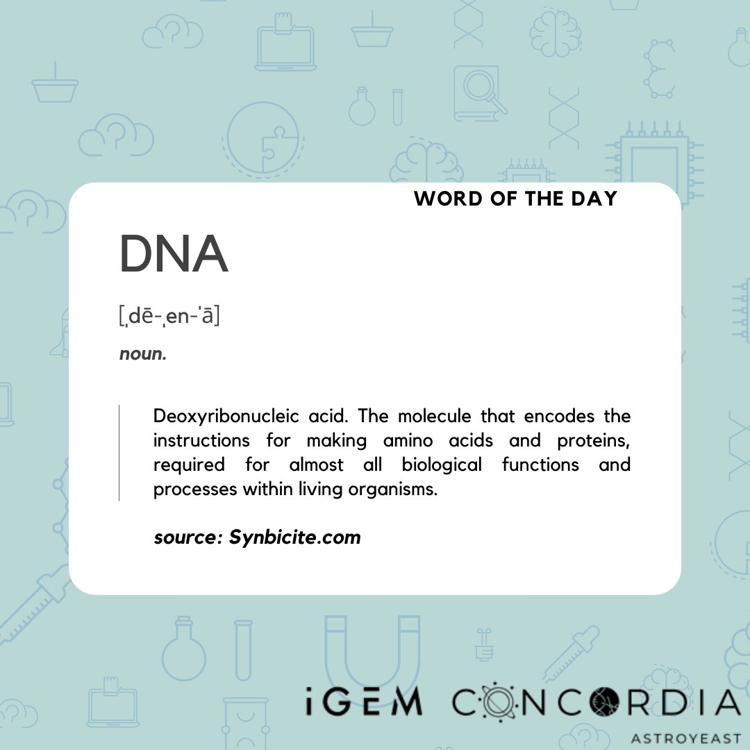 #Wordoftheday #DNA