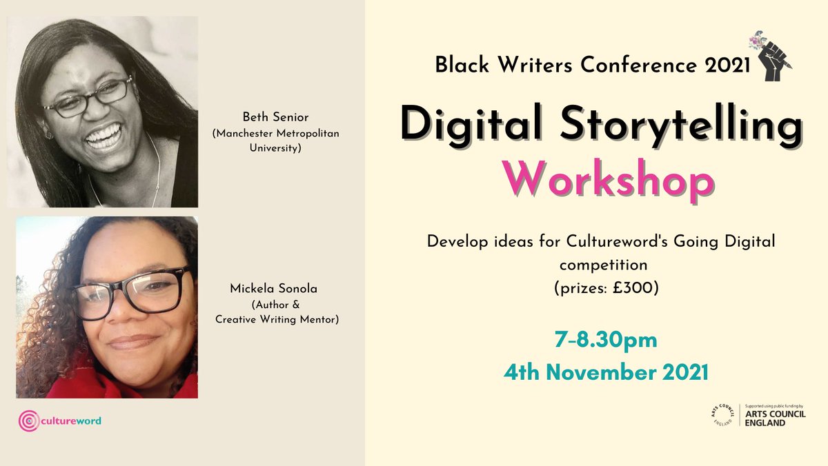 MickInterrupted's tweet image. Join us on Thurs 4th Nov at 7 pm (GMT)! A playful workshop exploring new ways to tell our stories with Beth Senior @SODAmcr
Open to Global Majority women +non-binary people
Sign up eventbrite.co.uk/e/digital-stor…