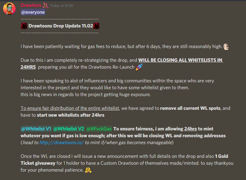 gm
🚨 Drawtoons Postponement Announcement 🚨
please read/RT, thankyou