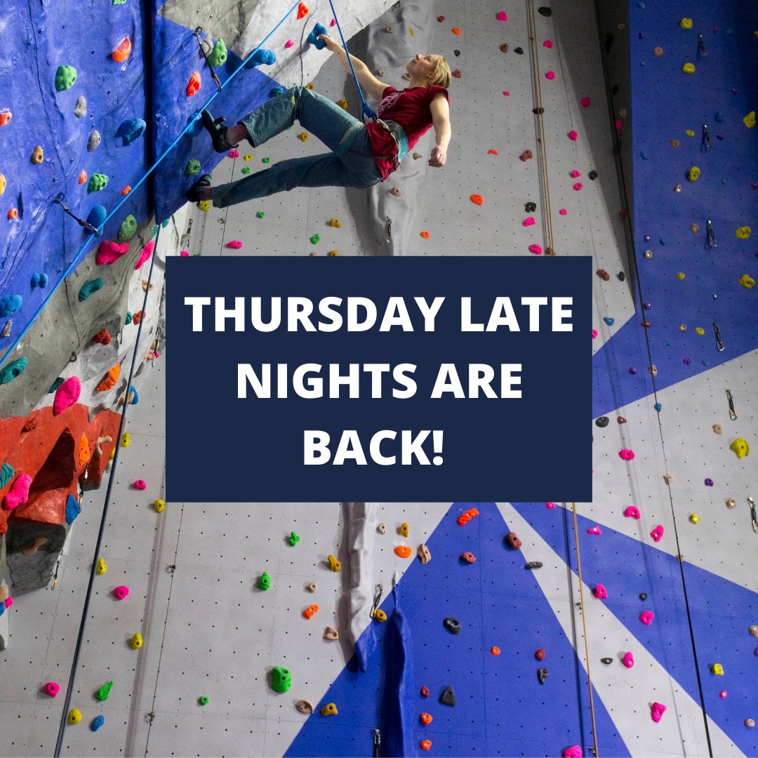 youricefactor's tweet photo. Late night climber evenings are NOW BACK! Every Thursday we are open until 10pm. We have a range of routes, grades and challenges to suit both beginners and experienced #climbers. So come join us!

To book an activity call: 01855 831100. 
#rockclimbing #icefactor #kinlochleven https://t.co/rp08i89EW0