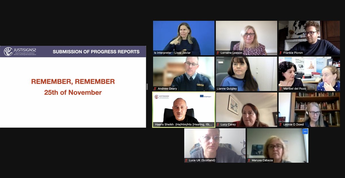 JUSTISIGNS2's tweet photo. We have a bumper day of project meetings here today! A #Justisigns2 Research Group meeting followed by a consortium partner group meeting. Lots done - and lots more to do! #ProjectManagement https://t.co/QJPaejWGrJ