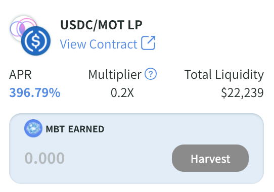 A new liquidity yield farm of $MOT is open on #Magician!

🪄magicianmetaverse.com/#/farms

Come explore the gold cave!

<a href="/Mobius_Finance/">Mobius Finance $MOT</a> <a href="/0xPolygon/">Polygon | POL</a> #Polygon