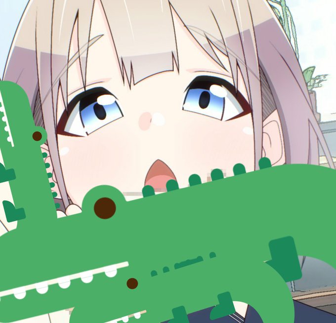 ワニに囲まれてるあさひです😐

ワニに囲まれてない🔞トリミング版は
@YamiotiKong 

ワニに囲まれてない全体版は
https://t.co/zSZWixPNeW 