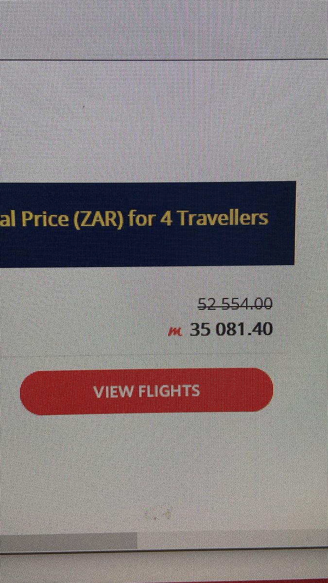 I’m not sure I understand the <a href="/MultiplyRSA/">Momentum Multiply</a> discount with Emirates. Flights on emirates website flights priced at R35955, with my 40% on Multiply I get this for the exact same flights??? Is this false advertising or what?? <a href="/Momentum_za/">Momentum</a>