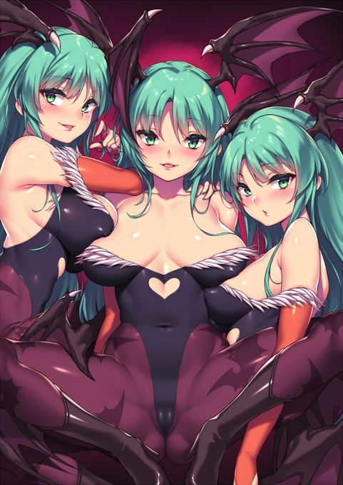 Sorry, as a non-believer of ghosts I did nothing for Halloween but here is a Morrigan trio I drew a few years back. 