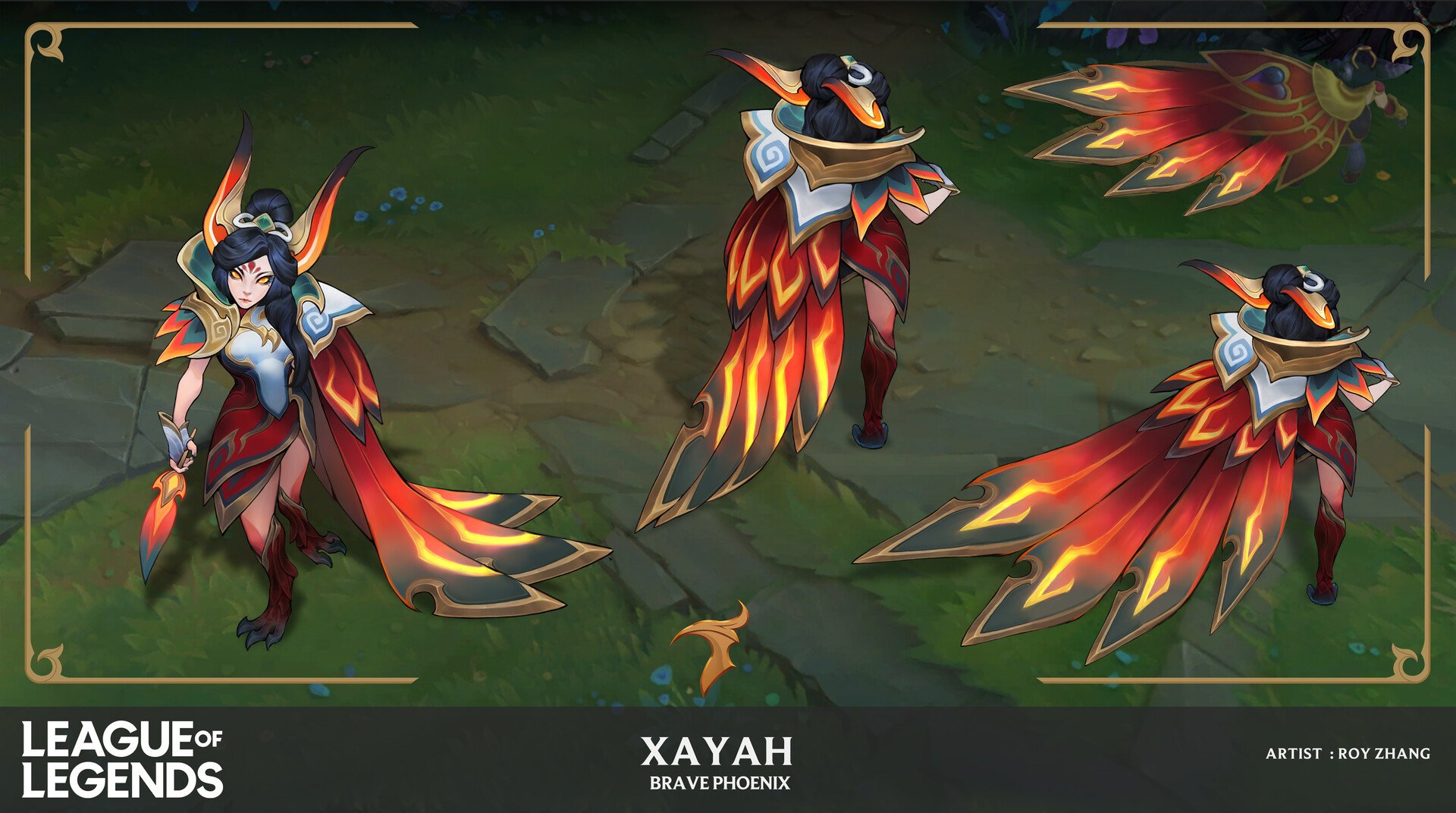 Jumaralo Hex on Twitter: "Brave Phoenix Xayah, Divine Phoenix Anivia, ...
