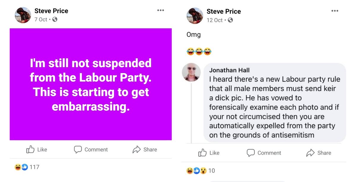 Steve_Cooke's tweet photo. I agree with Labour Against the Witchhunt steering committee member Steve Price: it is embarrassing that @UKLabour has still not taken any disciplinary action against him over his blatant #antisemitism.

@WMLabour @UniteWestMids https://t.co/56kc6iqlq8