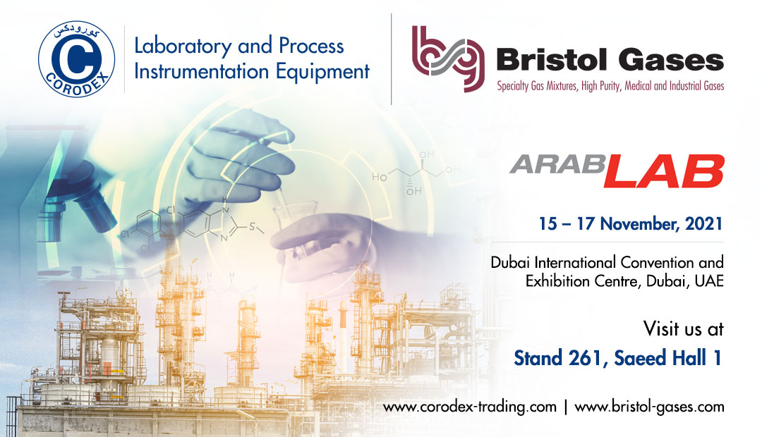 Join us at #ArabLab the world of science and chemicals, from 15 – 17 November 2021 at Dubai World Trade Centre.