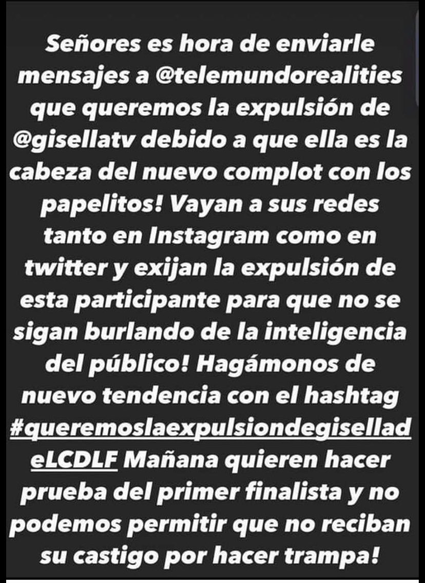 Mariluzcrespo8's tweet photo. Queremosa GG en el zoom, no queremos que producción la siga protegiendo para la final. No la queremos. Fuera GG. Cuántos están de acuerdo conmigo. Pasen el mensaje #LaCasaDeLosFamosos @Jessikortiz @Jimenagallegotv @SANDARTI @TLMDRealities @Telemundo #LCDLF https://t.co/EySuk7CED3