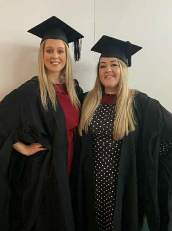 STH_GCCD's tweet photo. Congratulations to all the nurses graduating today including our own Paige and Beth! Well done! #SHUNursingGrad https://t.co/POMxFORnAk
