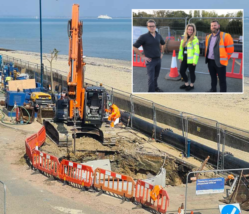 iwightradio's tweet photo. NEWS: @IoWBobSeely says already-delayed sewer repair works in Appley won't be completed until "early next year". #iwnews #Appley @SouthernWater
More here: https://t.co/LgApkOAYVe https://t.co/zKfaNswHpW