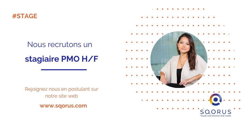 STAGE ALERT : SQORUS RECRUTE UN PMO !

Tu es à la recherche d’un stage et tu souhaites rejoindre une entreprise qui te permettre d’évoluer sur différents sujets ? 

Postule vite sur notre site web ! ▶ bit.ly/3GJ8gxQ