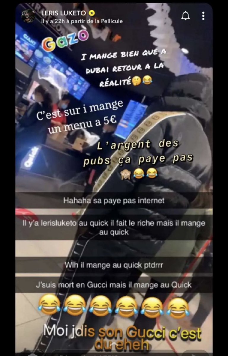 makzaah's tweet photo. Mdr mais snap c’est vraiment un autre monde https://t.co/V1q1bbajXg