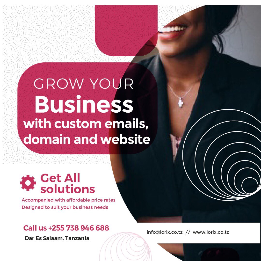 Wostagroup's tweet photo. Thinking of designing and developing a website, or creating a custom emails wiith your Company name? Then we are here to make your ideas into reality. #Wostagroup #LoriXTechnologies #Website #CustomEmails https://t.co/XNin0iGmkz