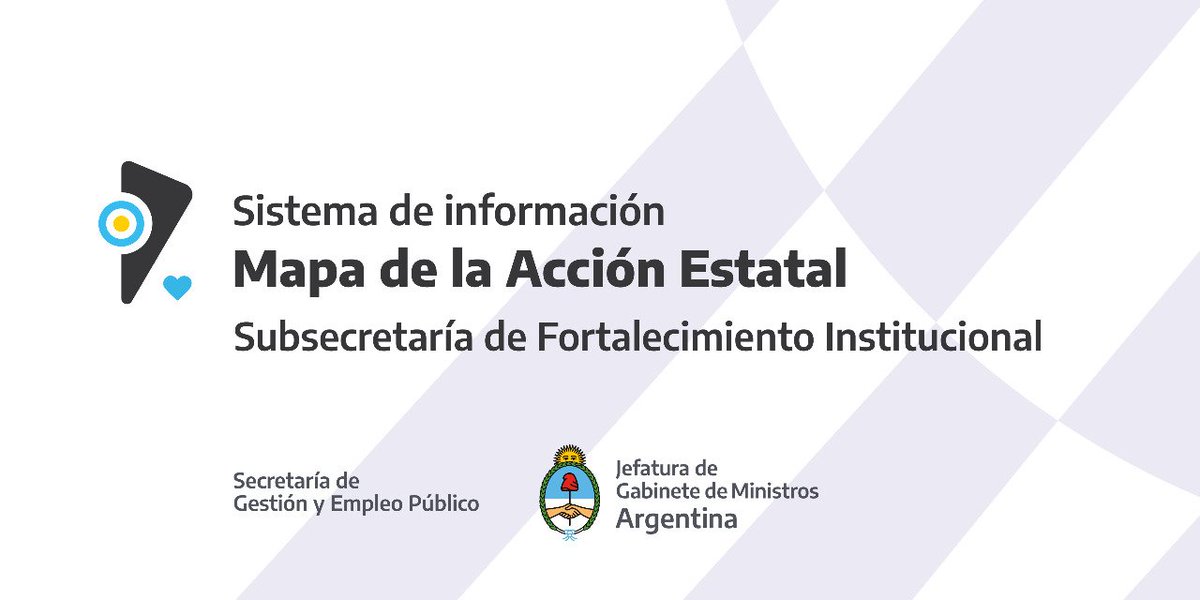 beanchorena's tweet photo. El Mapa de la Acción Estatal es un sistema de información que integra la planificación y el presupuesto de todos ministerios y principales organismos para el seguimiento y la evaluación de la gestión pública nacional con el fin de alcanzar los objetivos del proyecto del gobierno https://t.co/H3bfL9ygfS