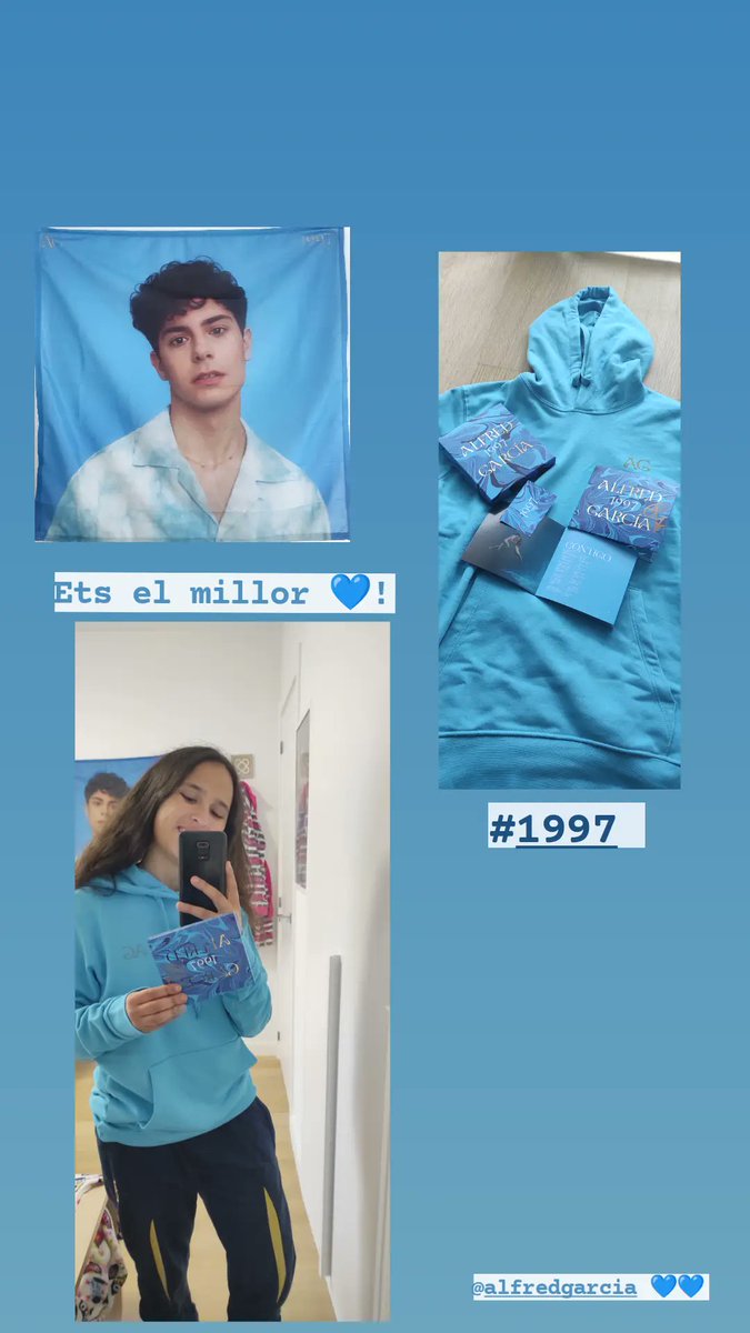 ona_vidal37's tweet photo. I ja el tindríem aquí, per fi!!💙💙 Gràcies per cuidar cada detall d'aquesta joia 💙. Amb ganes de gaudir-lo en directe 💙. @alfredgarcia #1997Album #Alfredgarcia #viral  #lafan1 https://t.co/cz68fPyExm