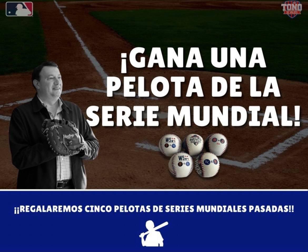 Familia, hoy es el Juego 6 de la Serie Mundial! ⚾️🏟🧢 
Les recuerdo que vamos a rifar 5 pelotas!! 
Para participar, solo debes:
- Dar ❤️ y rt a esta publicación!! No olvides comentar tu equipo favorito. 

- Y suscribirte a nuestro canal de YouTube! 👉🏻 bit.ly/2T1FyEl