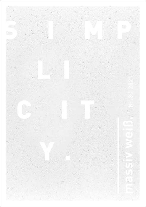 „massiv weiß“ zum Dritten ... und zu „Simplicity“ zpr.io/JY5DJUVdWDkM