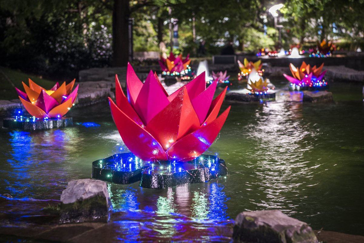 RBFloralDesign's tweet photo. We had the pleasure of installing Diwali decorations at Jubilee Park fountain last night.

It’s there until Sunday if anyone pops down give us a tag in your photos 😃

Thank you @chillsbodyworks for helping us source the paint.

#canarywharf #canarywharfdiwali 
#diwali https://t.co/VJYGMd7cgV