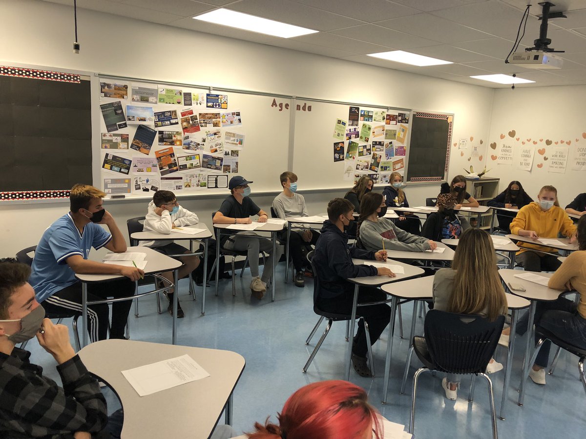 TheGreatBatzy's tweet photo. We had some amazing discussions in today’s Socratic Seminar in our English 10 Honors classes. Great questions and respectful responses. I thoroughly enjoyed listening. #rangerpride #neversettle #englishteacherlife #SHS #letstalkaboutit https://t.co/klAXzipydf
