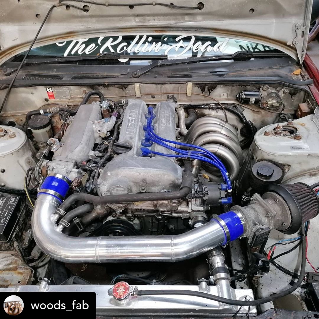Parweldltd's tweet photo. Another great ‘’Bunch of bananas’’ by woods_fab (IG) for a custom Nissan s13 🔥🔥
#Stainless #StainlessTIG #TIGweld #Welding #CustomExhaust #TIG #Parweld #Fabco https://t.co/Up957BWpTE