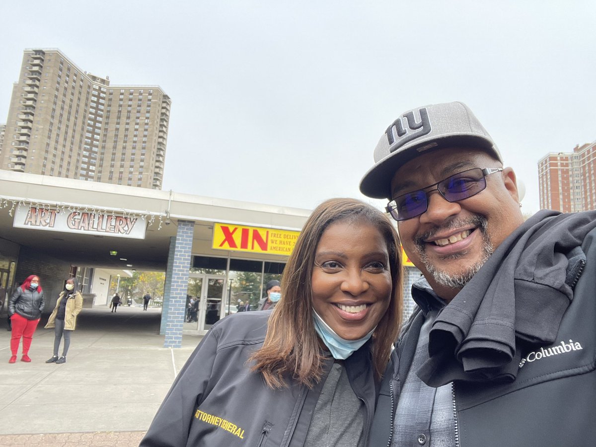 Therealalq's tweet photo. Out on the campaign trail with our AG Tish James in Co op City.
#ElectionDay #communityis1st4al #LeadershipYouCanCountOn #alforny #ReadytoLead #alquattlebaumforny #alln4al82 #riseabovewithal https://t.co/hMQHAqln9M