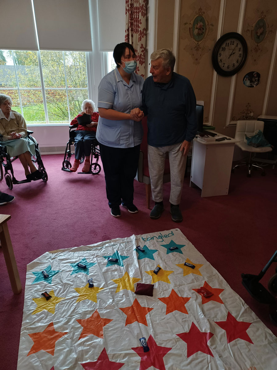 Silverline_Care's tweet photo. Lots of fun in #SpringhillCareHome during residents' Halloween festivities as our ladies and gents enjoyed a variety of party games. https://t.co/lVsFWEoANb