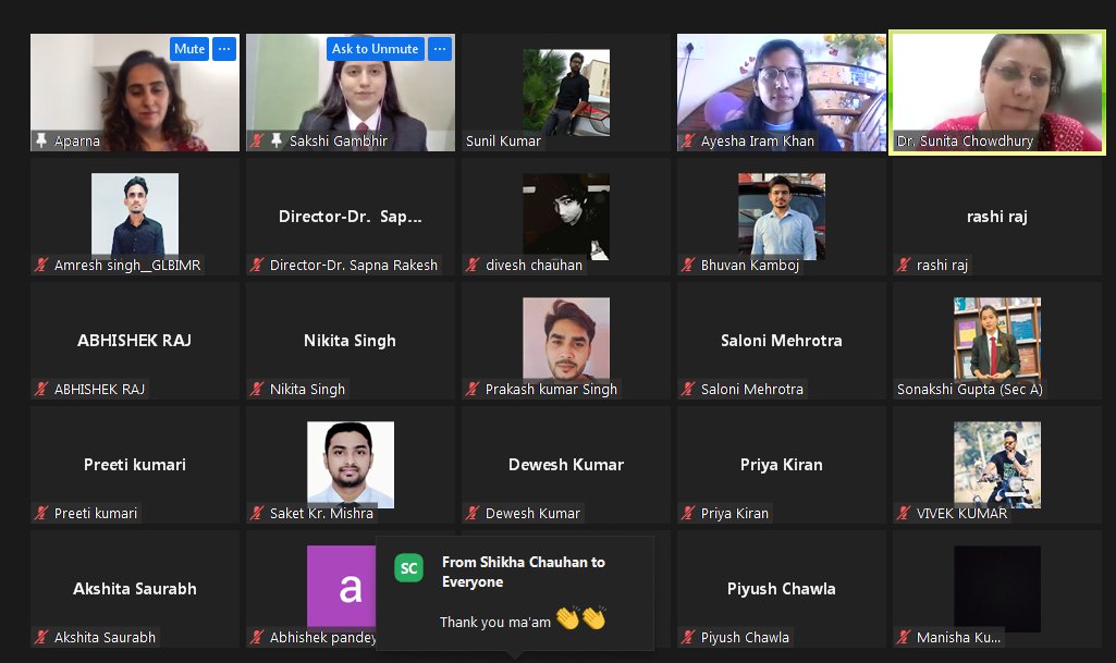 glbajajimr's tweet photo. GL Bajaj Institute of Management & Research. PGDM Institute, Greater Noida organized Webinar under Expert Talk Series on "The New Era of Advertising" on October 30, 2021 for the students of PGDM Batch 2020-22.
#GLBajaj #GLBajajInstitute #GLBIMR #PGDM #ExpertTalkSeries https://t.co/EPrnzVUZDT