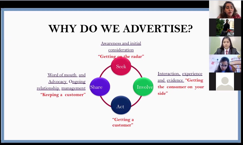 glbajajimr's tweet photo. GL Bajaj Institute of Management & Research. PGDM Institute, Greater Noida organized Webinar under Expert Talk Series on "The New Era of Advertising" on October 30, 2021 for the students of PGDM Batch 2020-22.
#GLBajaj #GLBajajInstitute #GLBIMR #PGDM #ExpertTalkSeries https://t.co/EPrnzVUZDT