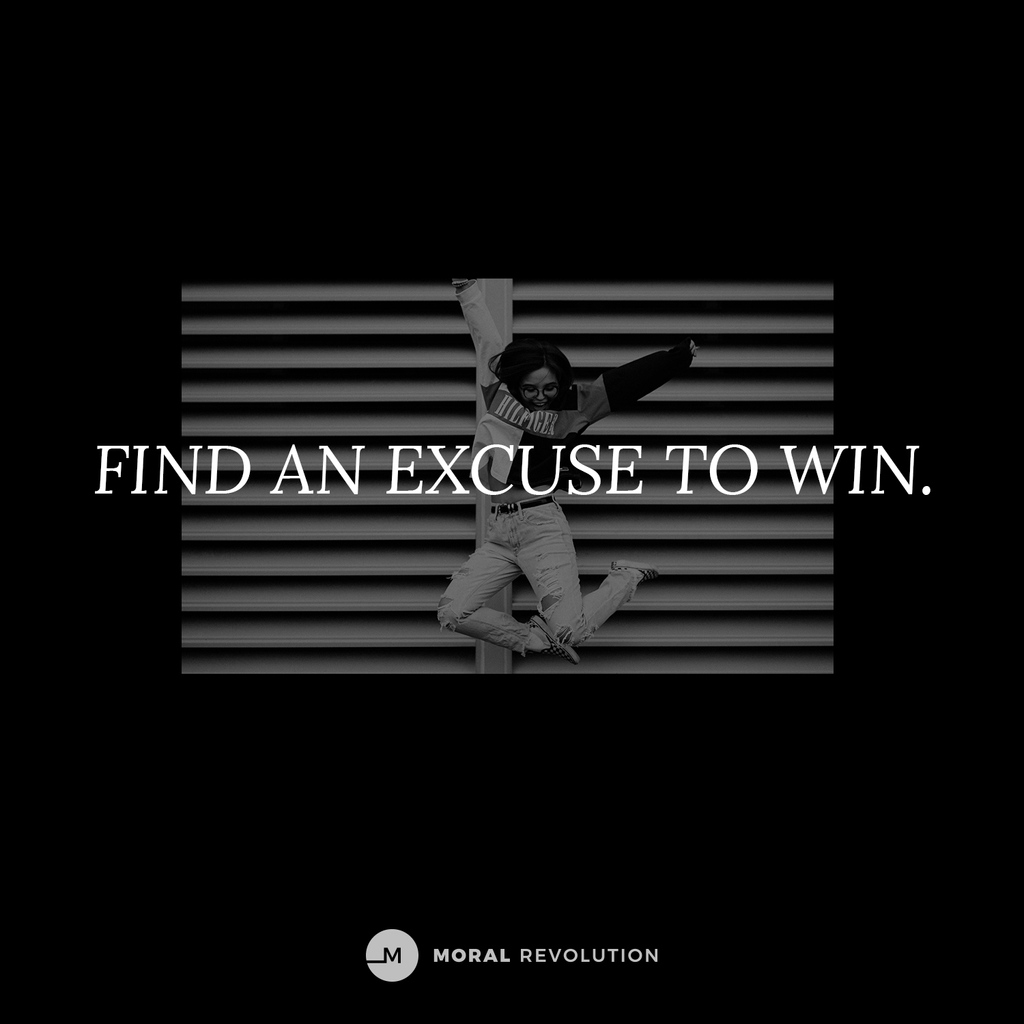 MoralRevolution's tweet photo. God is on our side, His team is the best team and we're on it. Let's be a generation that chooses to live in the Kingdom at all cost!
#FindAnExcuseToWin #fightforgood #youvegotthis #freedomispossible #Moralrevolution https://t.co/wll4Jxb7Y3