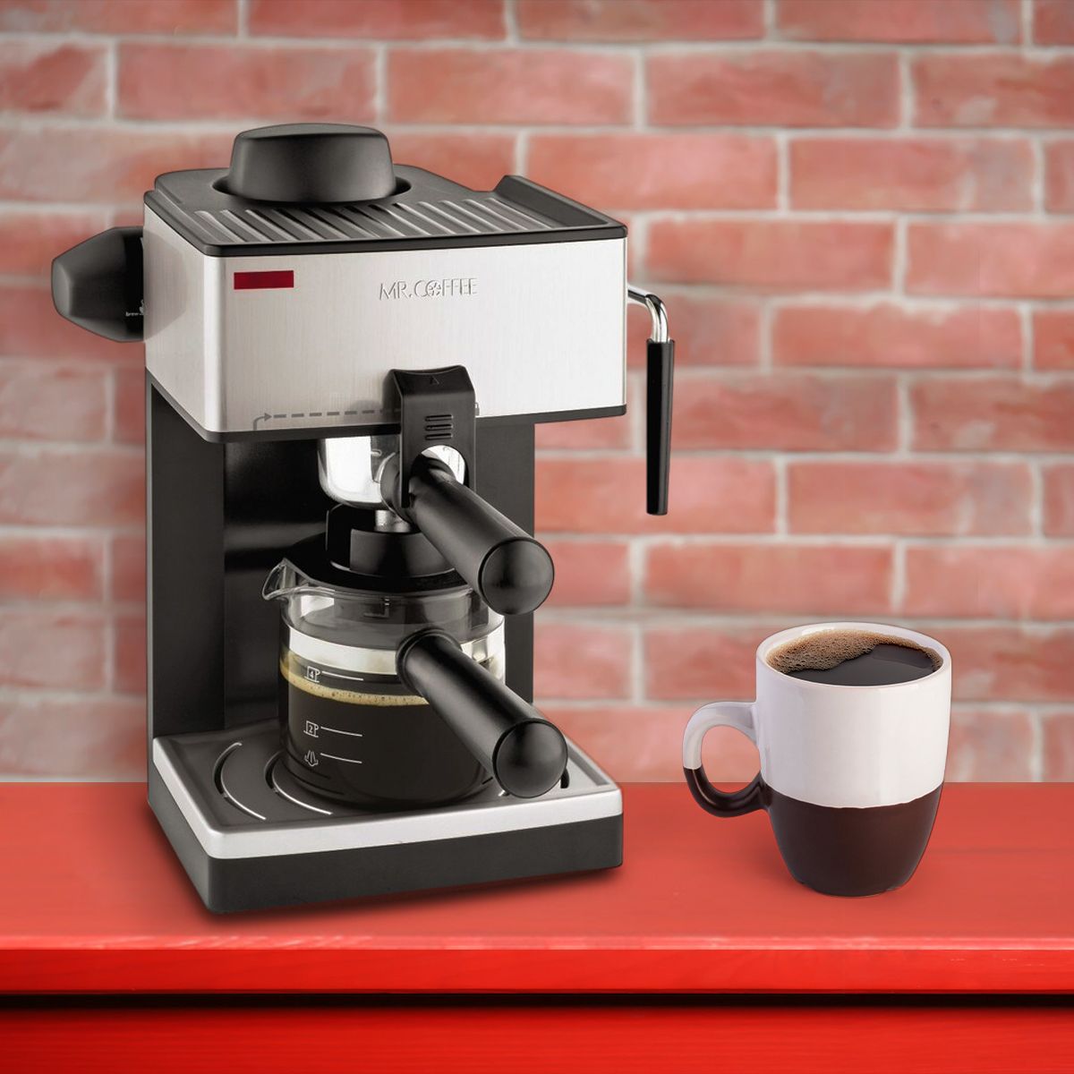 BrandsMart USA on Twitter "The Mr. Coffee 4cup espresso maker makes