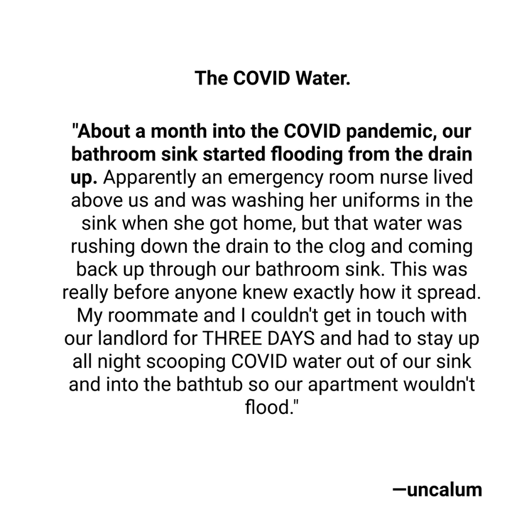 usecheckboard's tweet image. The one with the Covid water. Do you have a Covid story?
.
.
.
.
.
.
.
#tenantstories #wildlandlord #worstlandlord #landlordhorrorstory #tenantmeme #funnylandlord