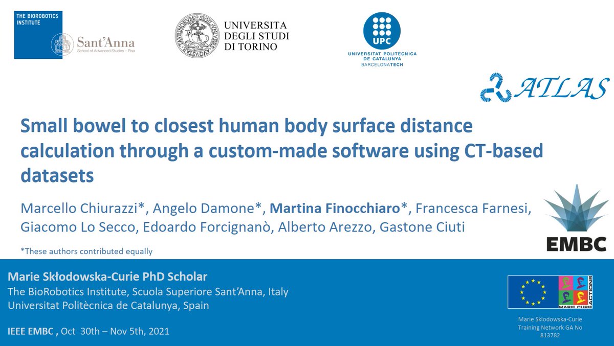 Check the video of our ESR 10 <a href="/martafinoc93/">Martina Finocchiaro</a>  Martina Finocchiaro presenting her paper at IEEE EMBC conference 2021 (Online, Nov 1st - Nov 5th). 
#ATLASItn #MSCAItn