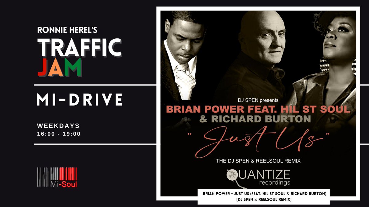 Mi-Soul (@misoulradio) on Twitter photo 🚦🚦🚦
'Just Us' is <a href="/ronnieherel/">Ronnie Herel DJ</a>'s Traffic Jam this week 🙌
<a href="/BrianPowerDJ/">Brian Power</a>
<a href="/originalDjSpen/">DJ Spen</a>
<a href="/HilStSoul/">Hil St Soul</a>
<a href="/QRecordings/">Quantize Recordings</a>
<a href="/soulhousetweets/">SoulHouse Music</a>
Hear it every day on Mi-Drive this week 🔉 🚦🚦🚦
'Just Us' is <a href="/ronnieherel/">Ronnie Herel DJ</a>'s Traffic Jam this week 🙌
<a href="/BrianPowerDJ/">Brian Power</a>
<a href="/originalDjSpen/">DJ Spen</a>
<a href="/HilStSoul/">Hil St Soul</a>
<a href="/QRecordings/">Quantize Recordings</a>
<a href="/soulhousetweets/">SoulHouse Music</a>
Hear it every day on Mi-Drive this week 🔉