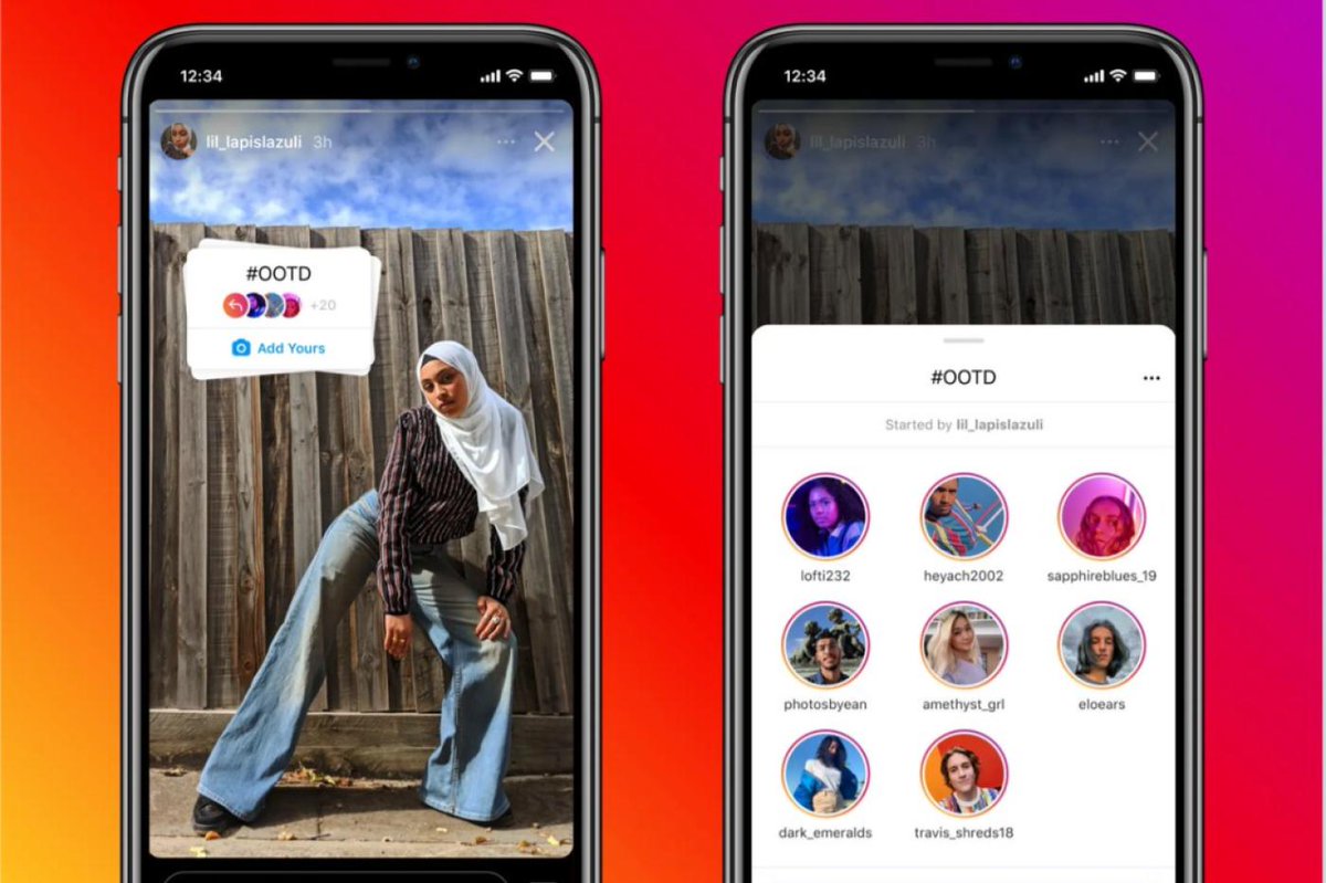 MaylisPichon's tweet photo. 👉 #Instagram vient de lancer une nouvelle fonctionnalité "Add Yours"pour permettre aux internautes d'interagir directement en story. Tiens, tiens, ça nous rappellerait pas les Duos TikTok ? 🧐😆 https://t.co/aVTcNAqfhO