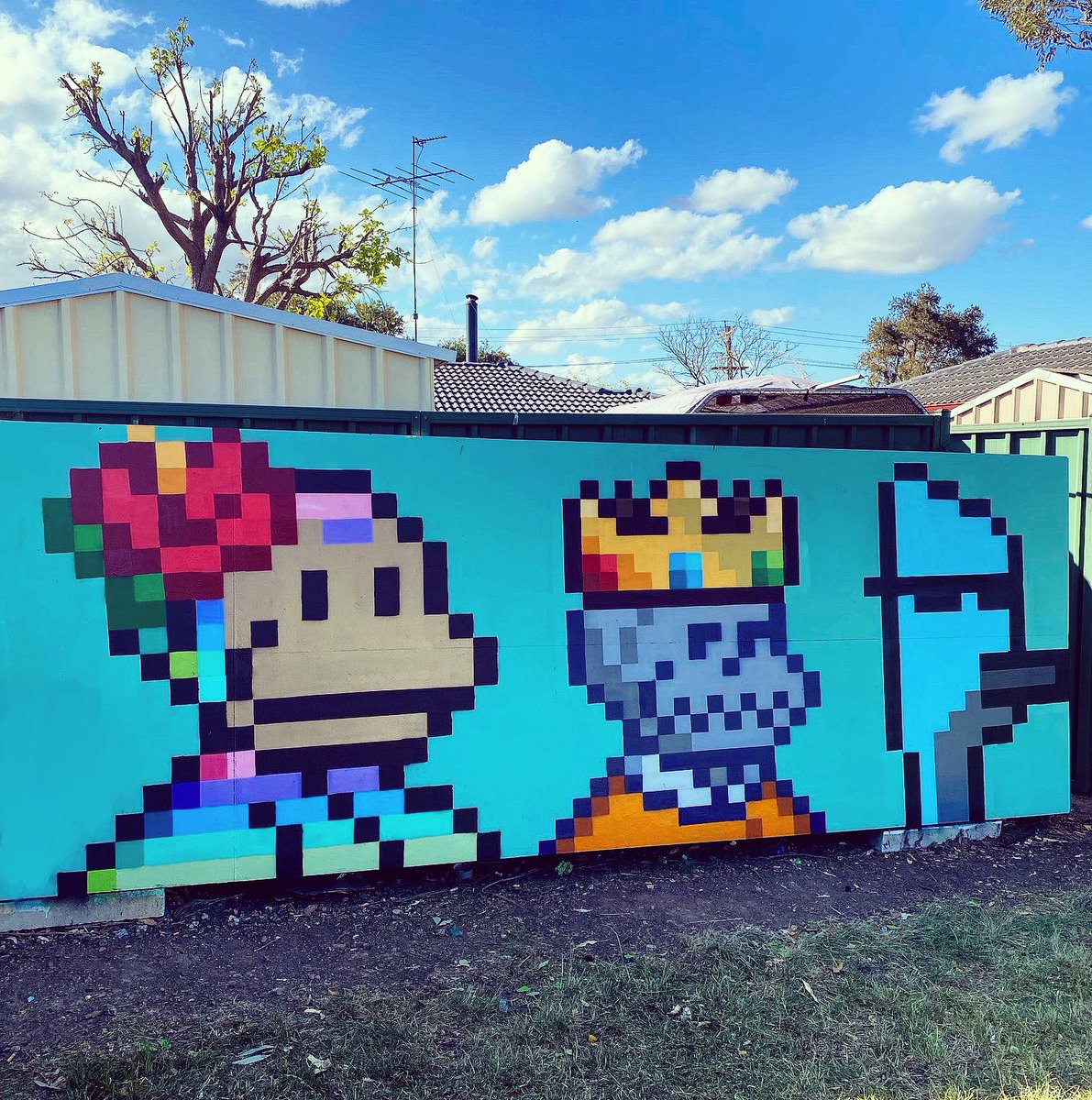 JustBrosey_'s tweet photo. #round1 finished after a colorful few days 🎨 A lot of fun painting😋 #Solana #SolanaNFT #SolanaNFTs #smb #thugbirdz #SolanaSummer #thuglife @Pixeltoy @SolanaNFT @SolanaMBS @thugbirdz @MonkeDAO @thugDAO @gaius1337 @jules_dudko @jemmmyjemm @sainteclectic #pixelart https://t.co/5IuHix4bJl